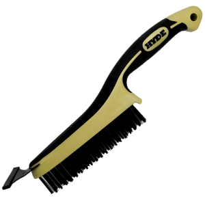 Stålborste Hyde MaxxGrip Pro® 300 mm med skrapa